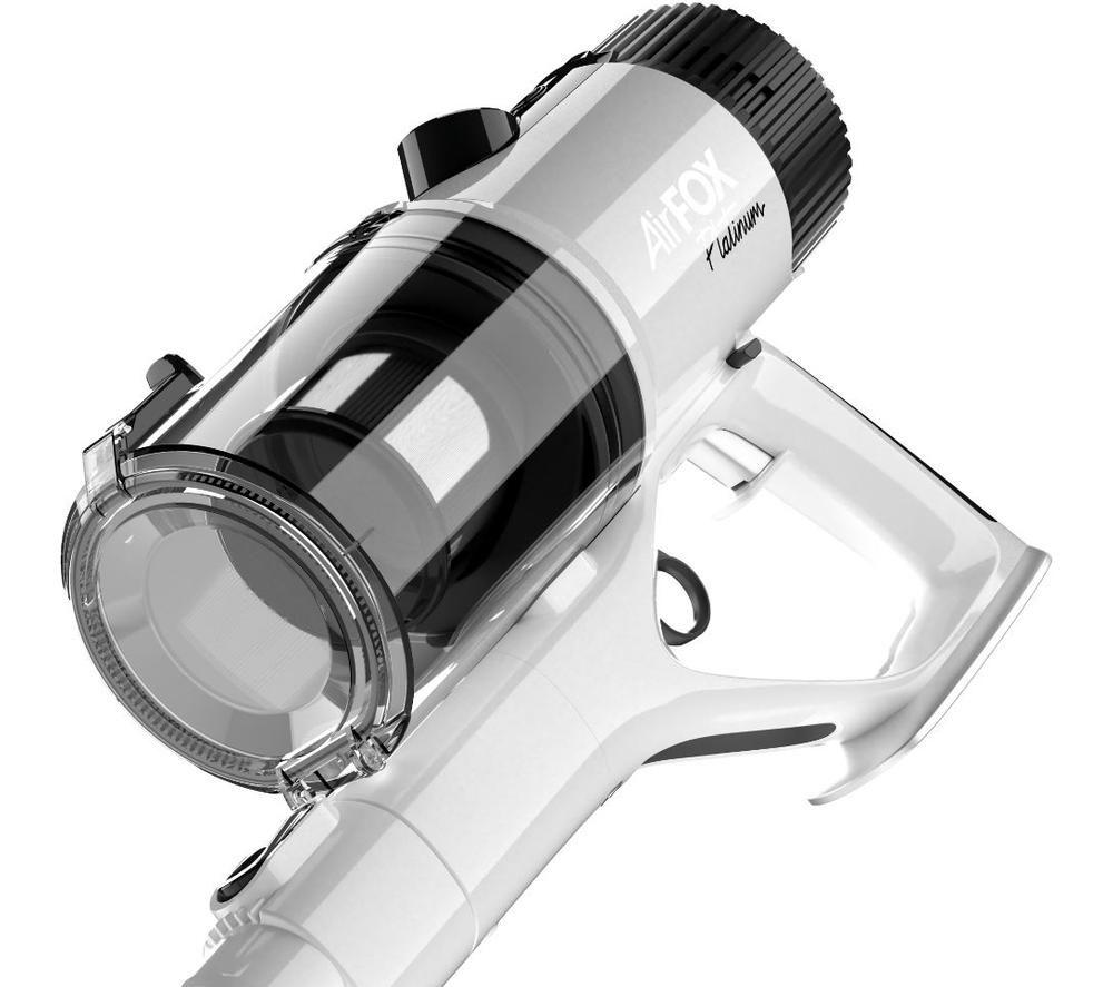 Aspiradora sin cable y sin bolsa GTECH AirFOX Platinum - Plata y blanco