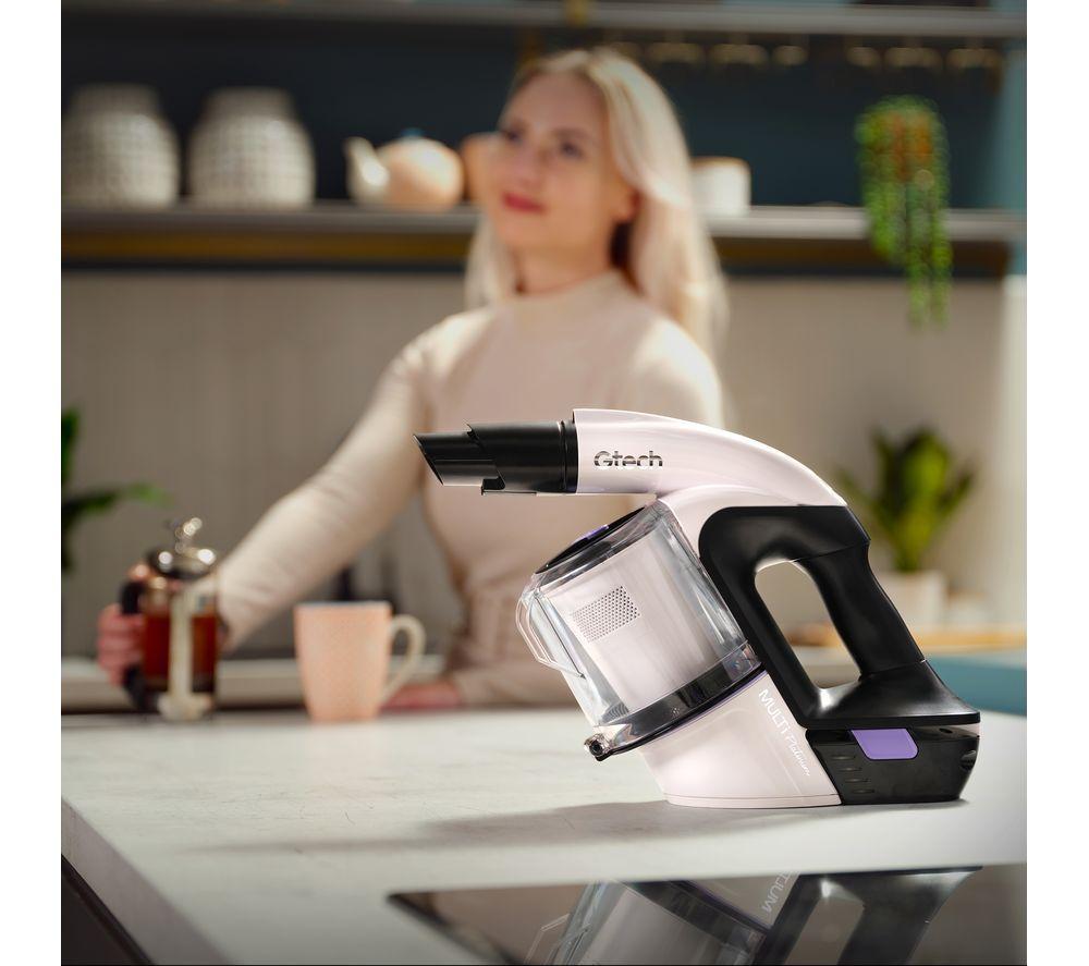 Aspiradora de mano GTECH Multi Platinum - Negro y blanco