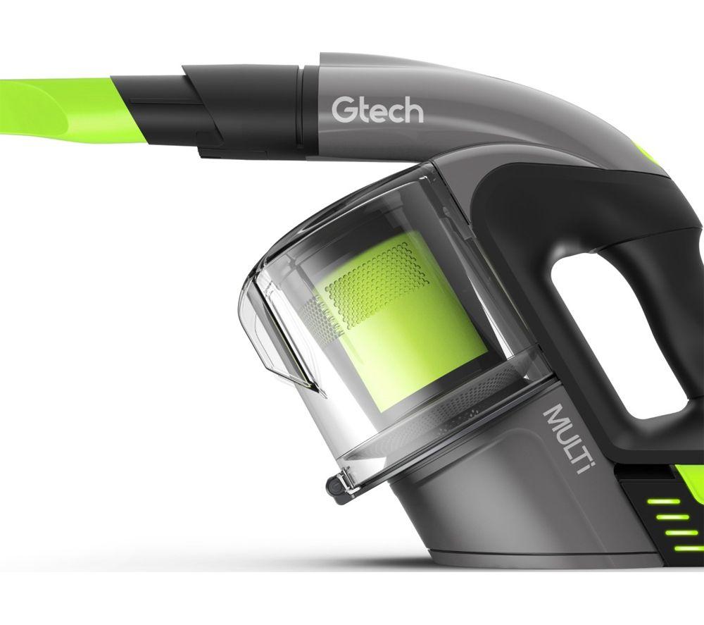 GTECH AirRAM 2 Akku-Staubsauger und Multi-Handstaubsauger-Set – Grau & Grün