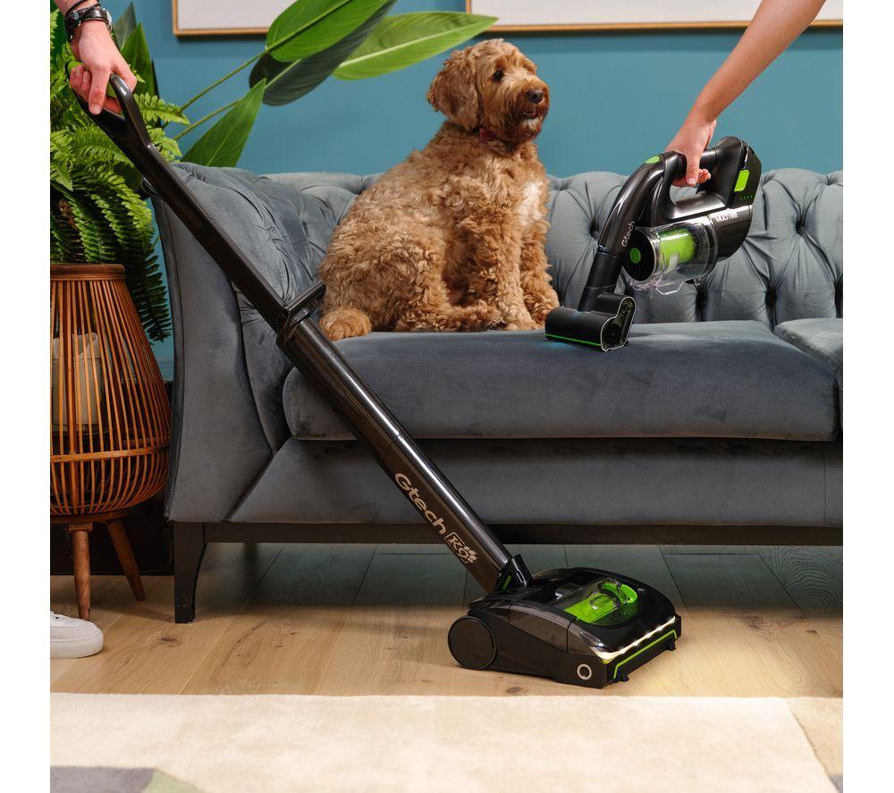 Paquete de aspiradora inalámbrica GTECH AirRAM 2 K9 y aspiradora de mano Multi K9 - Negro y verde