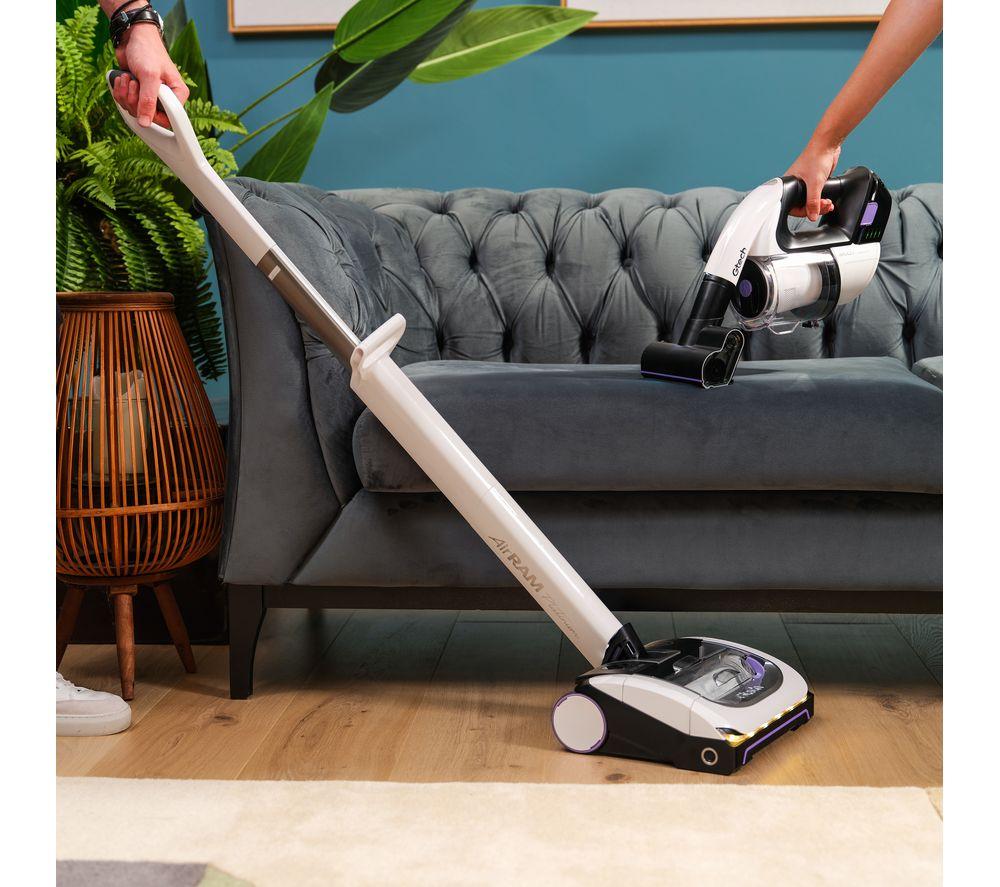 GTECH AirRAM Platinum Aspiradora Inalámbrica y GTECH Multi Platinum Aspiradora de Mano Paquete - Blanco y Negro