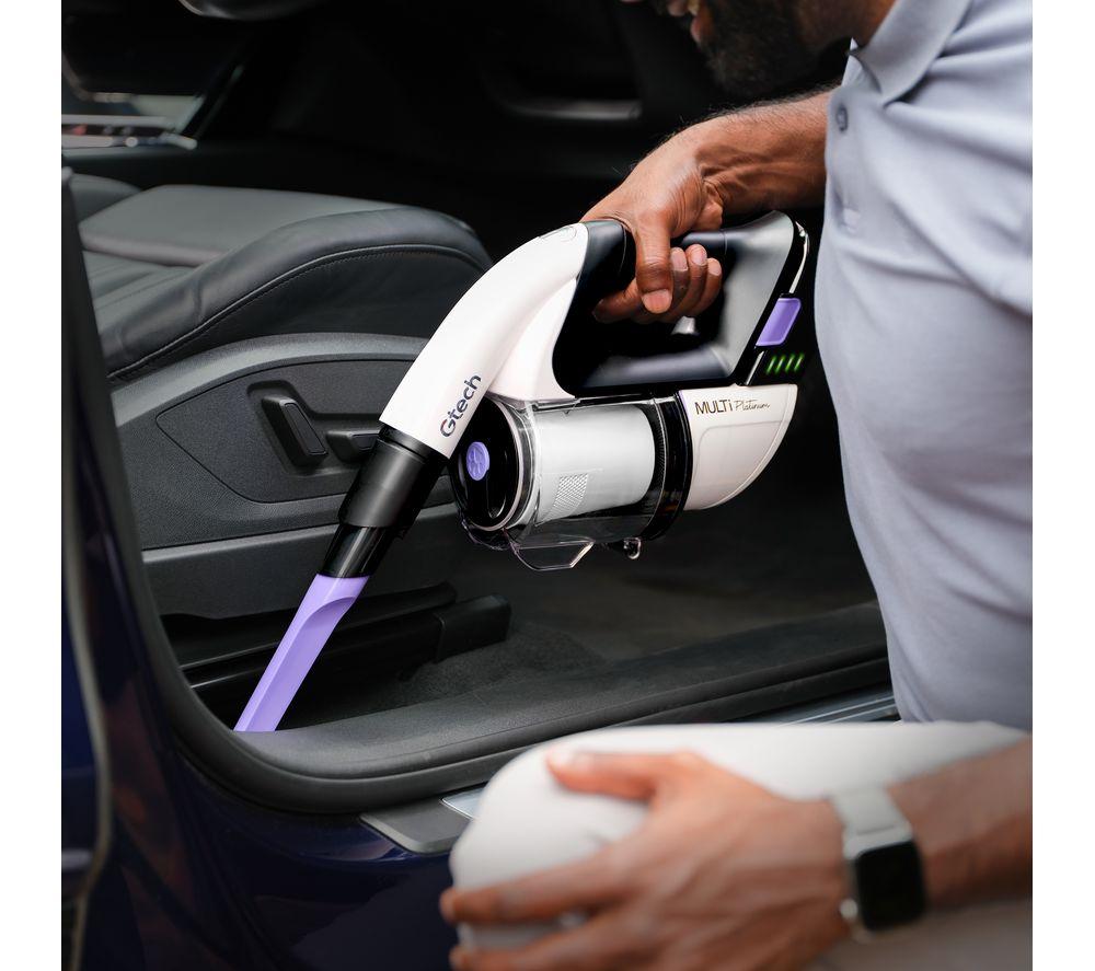 GTECH AirRAM Platinum Aspiradora Inalámbrica y GTECH Multi Platinum Aspiradora de Mano Paquete - Blanco y Negro