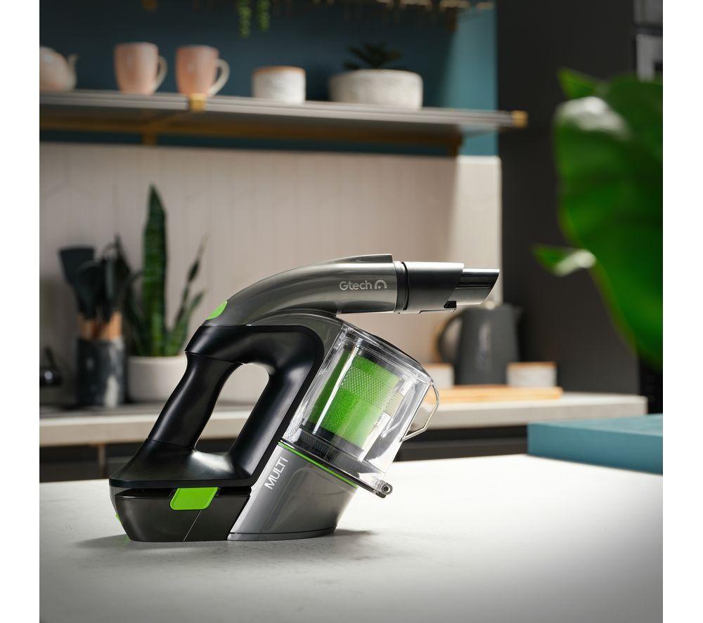 Aspiradora de mano GTECH Multi - Gris y Verde