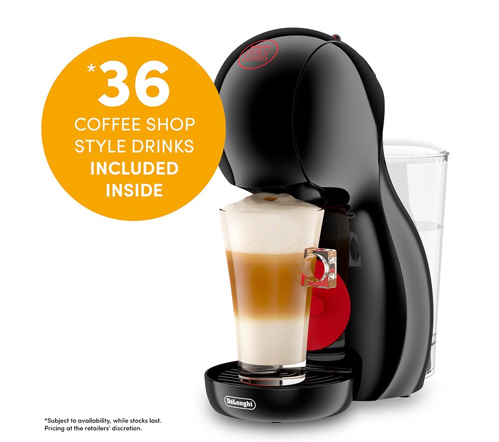 DOLCE GUSTO by De’Longhi Cafetera Piccolo XS Bundle - Negra