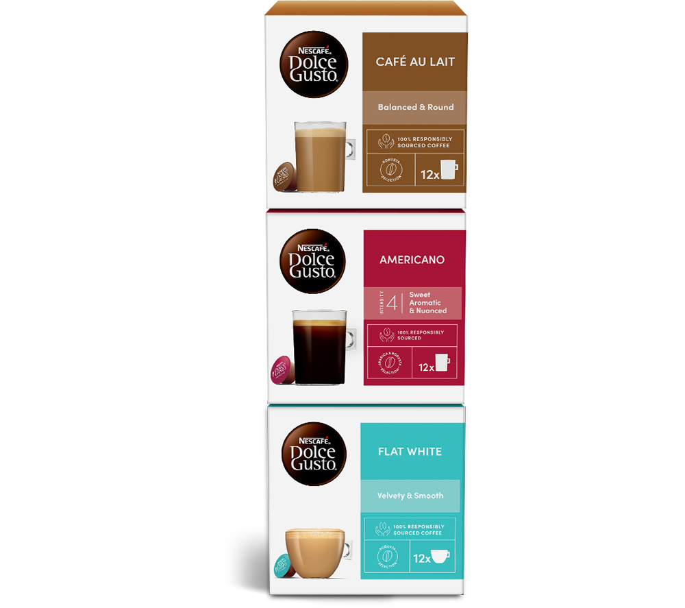 DOLCE GUSTO by De’Longhi Cafetera Piccolo XS Bundle - Negra