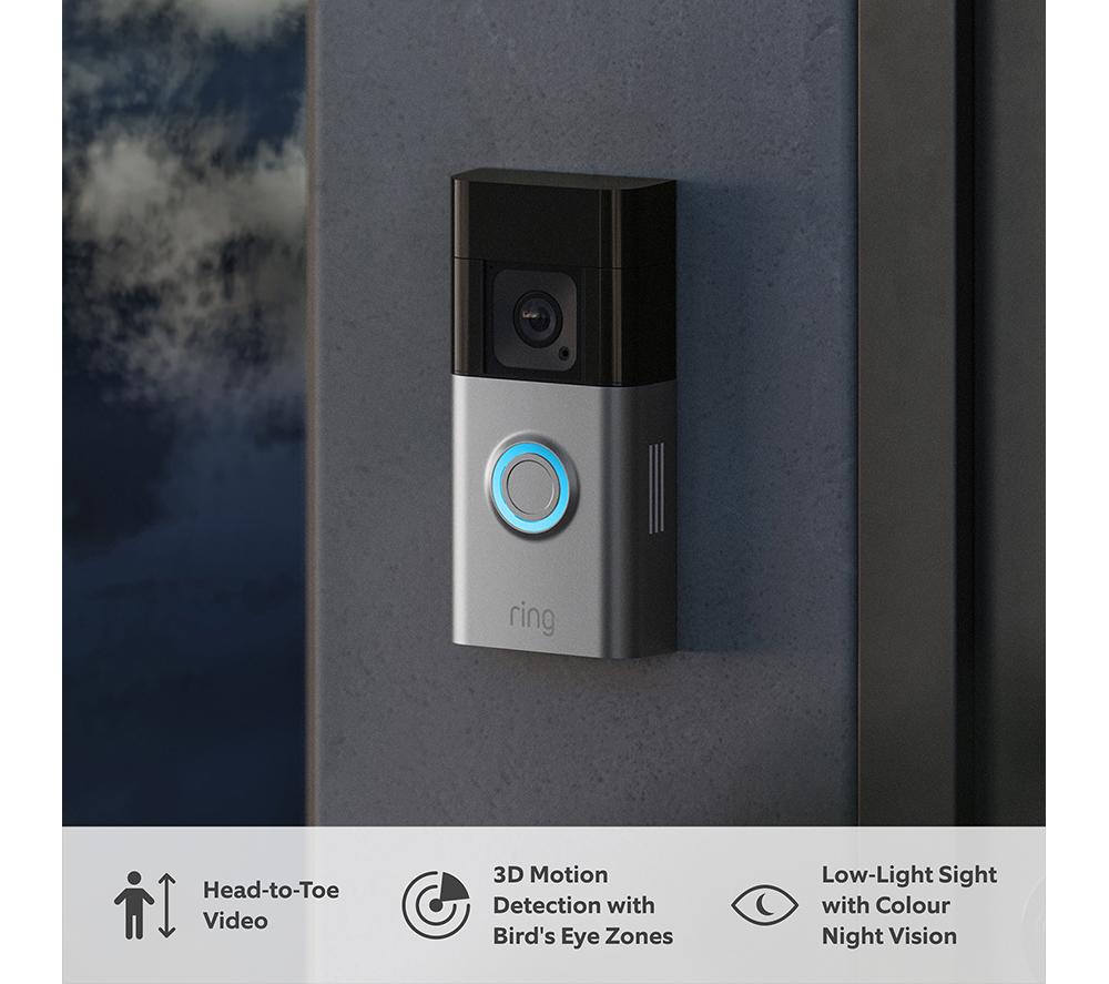 RING Battery Video Doorbell Pro - Nickel