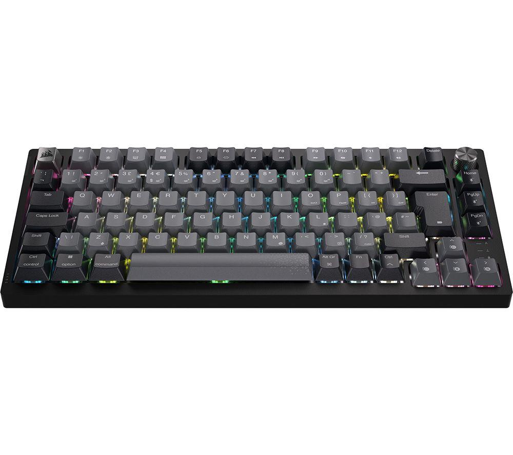 CORSAIR K65 Plus RGB kabellose mechanische Gaming-Tastatur, 75 %, Schwarz