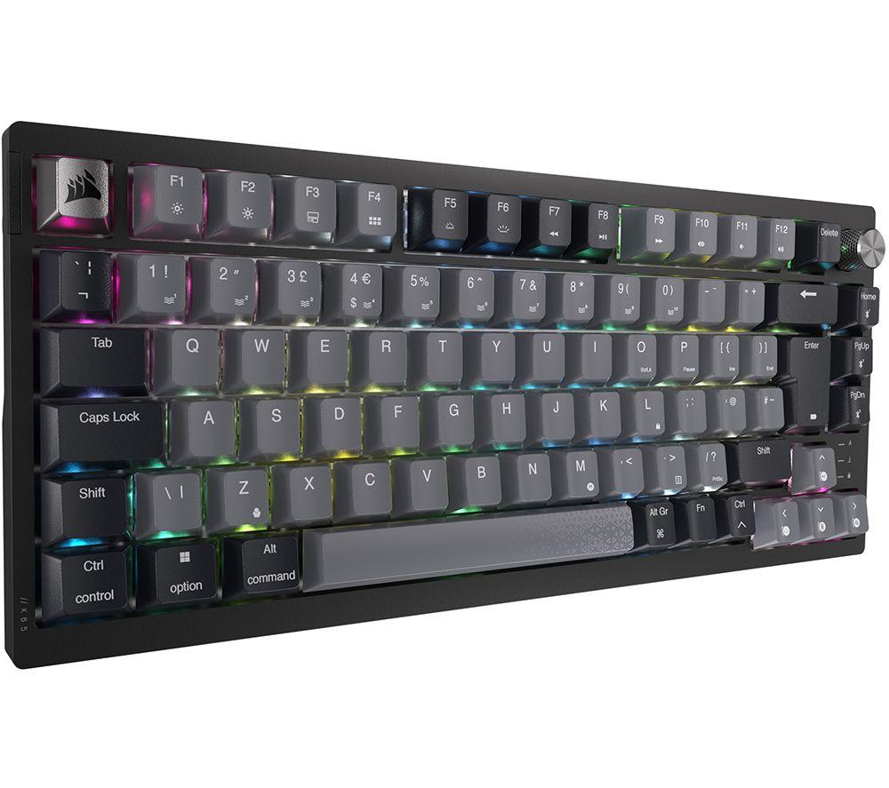 CORSAIR K65 Plus RGB 75% Wireless Mechanical Gaming Keyboard - Black