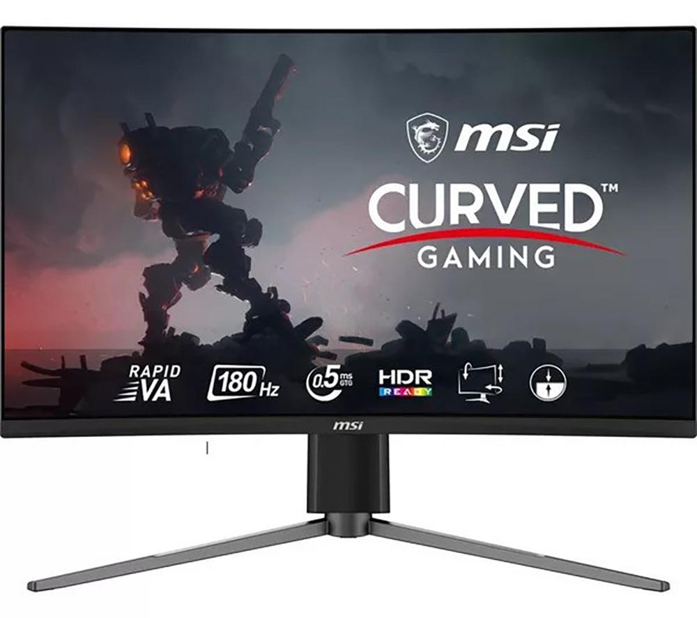 MSI MAG 27CQ6PF Quad HD 27" Curved VA LCD Gaming Monitor - Black