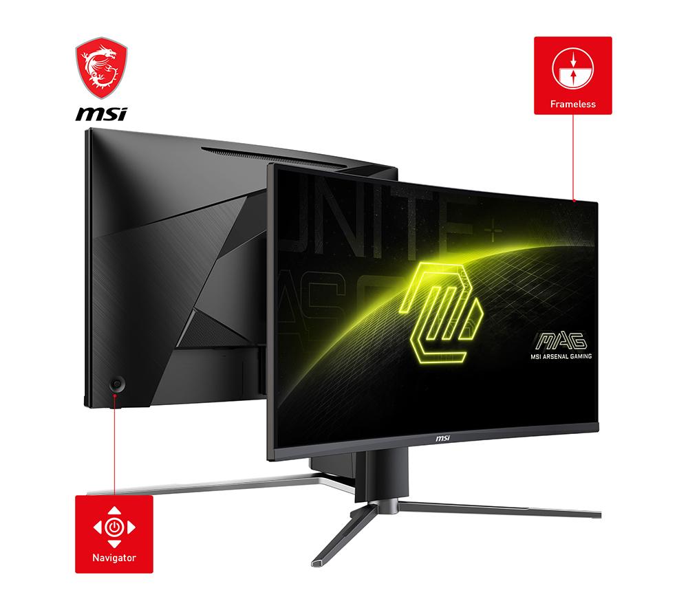 MSI MAG 27CQ6PF Quad HD 27" Curved VA LCD Gaming Monitor - Black