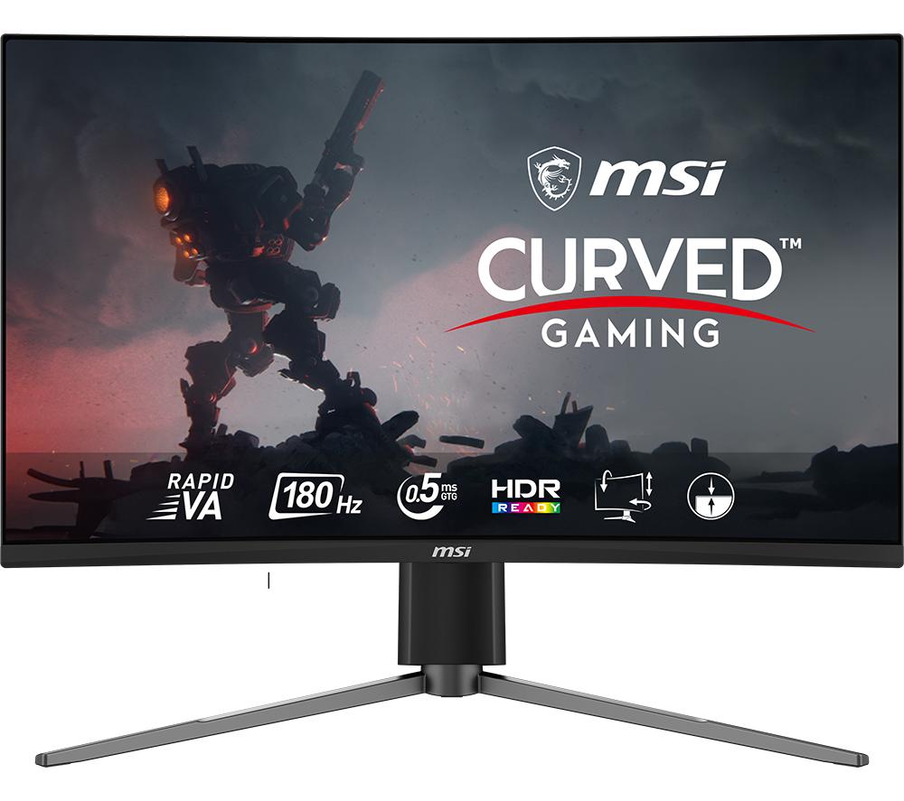 MSI MAG 27CQ6PF Quad HD 27" Curved VA LCD Gaming Monitor - Black