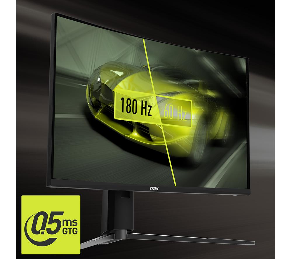 MSI MAG 27CQ6PF Quad HD 27" Curved VA LCD Gaming Monitor - Black