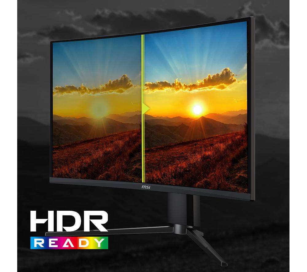 MSI MAG 27CQ6PF Quad HD 27" Curved VA LCD Gaming Monitor - Black