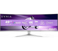 PHILIPS Evnia 8000 49M2C8900L Dual Quad HD 49" Curved Quantum Dot Gaming Monitor - White