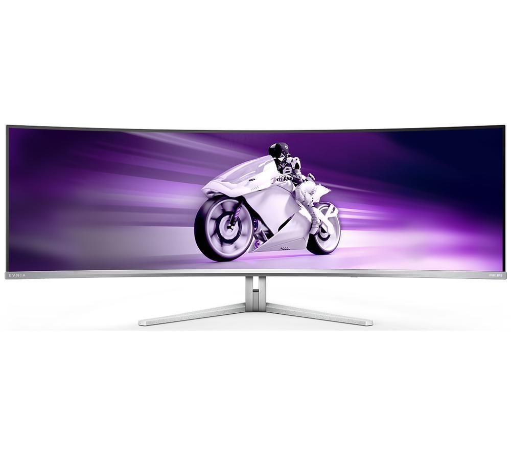 PHILIPS Evnia 8000 49M2C8900L Dual Quad HD 49" Curved Quantum Dot Gaming-Monitor - Weiß