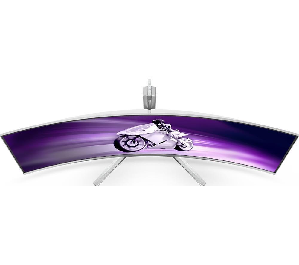 PHILIPS Evnia 8000 49M2C8900L Dual Quad HD 49" Curved Quantum Dot Gaming-Monitor - Weiß