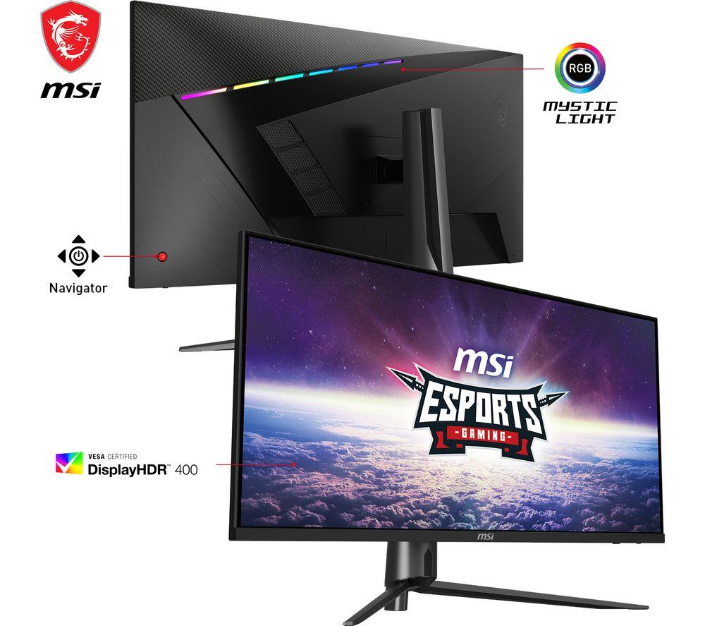 MSI MAG401QR Wide Quad HD 40" IPS LCD Gaming Monitor - Schwarz