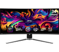 MSI MPG 341CQPX Quad HD 34" Curved Quantum Dot Gaming Monitor - Black
