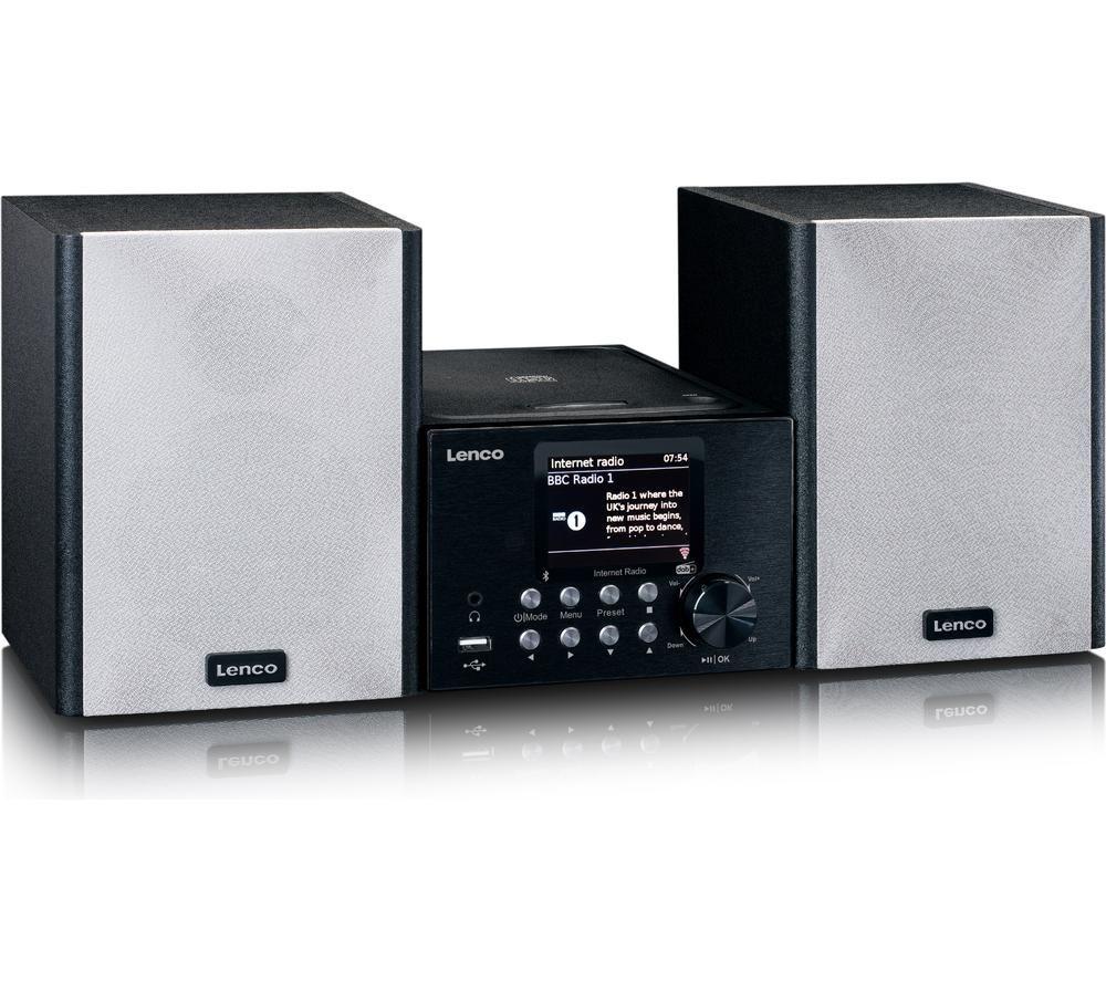 LENCO MC-250 Wireless Traditional Hi-Fi System - Black