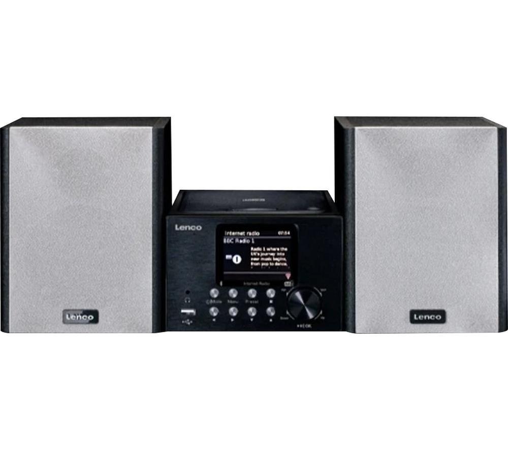 LENCO MC-250 Wireless Traditional Hi-Fi System - Black