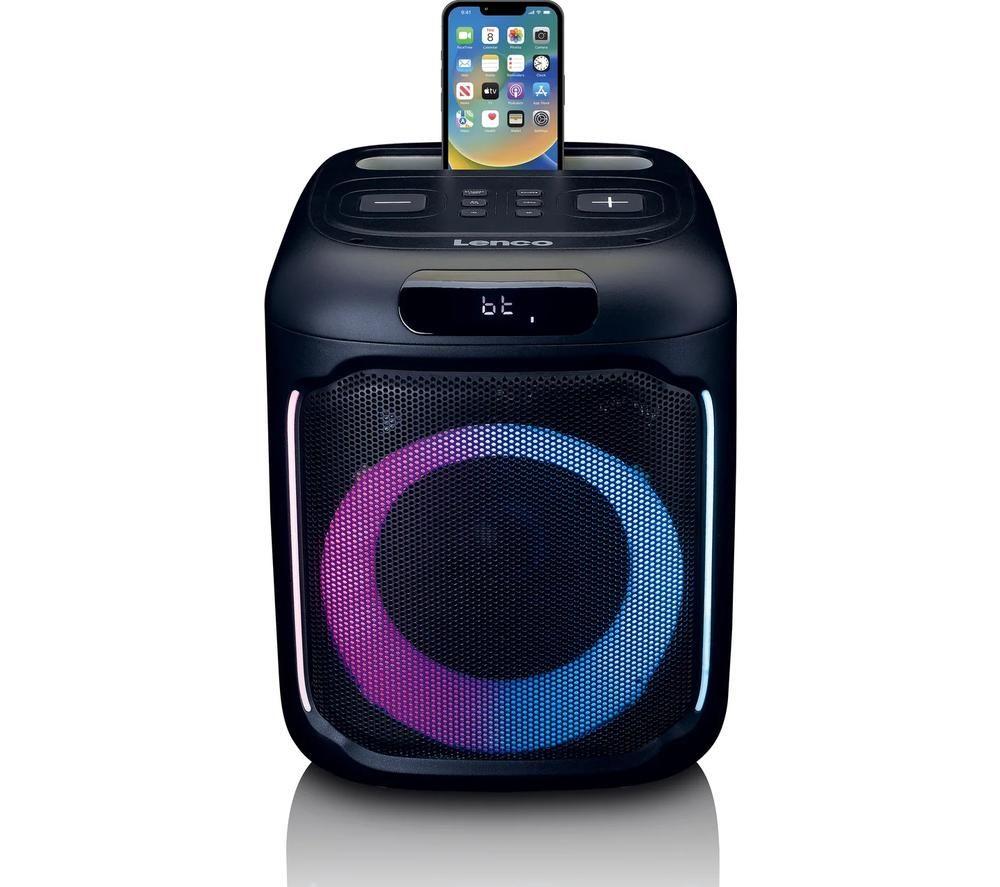 LENCO PA-100 Bluetooth Party Speaker - Black