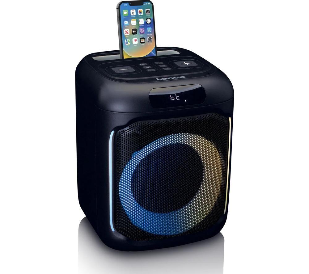 LENCO PA-100 Bluetooth Party Speaker - Black