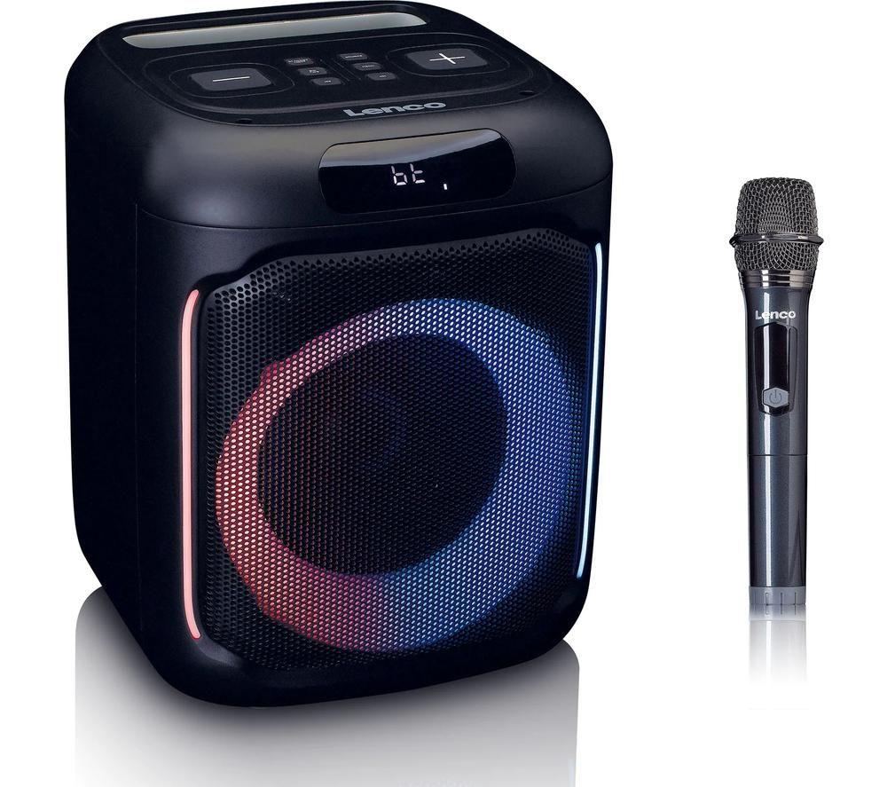 LENCO PA-100 Bluetooth Party Speaker - Black