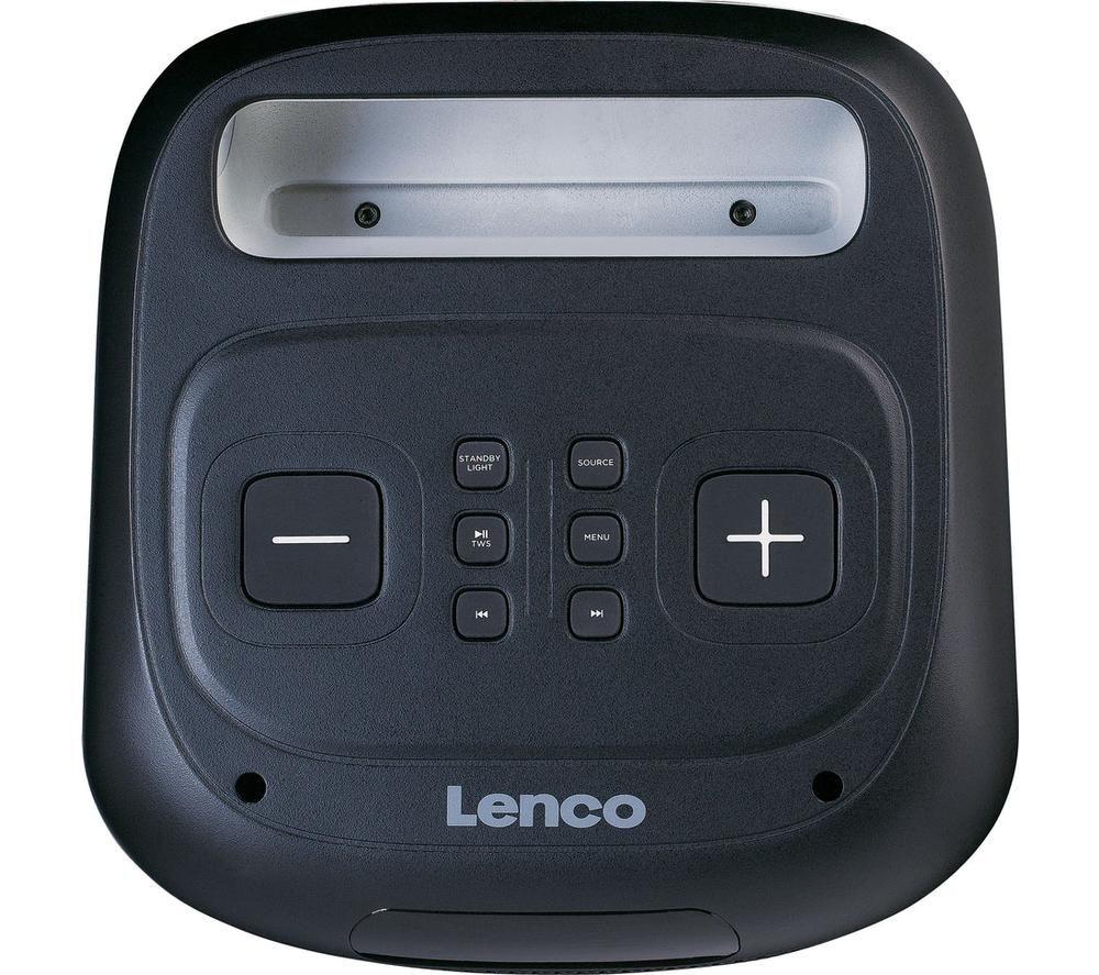 LENCO PA-100 Bluetooth Party Speaker - Black