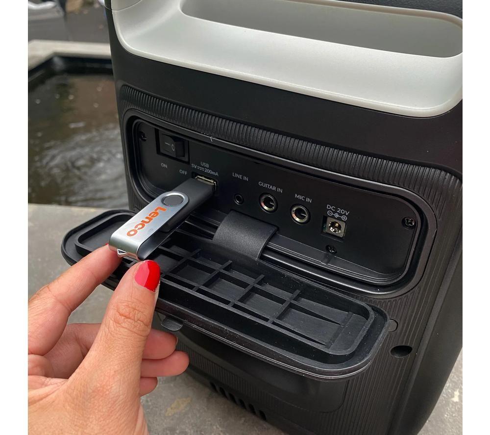 LENCO PA-100 Bluetooth Party Speaker - Black