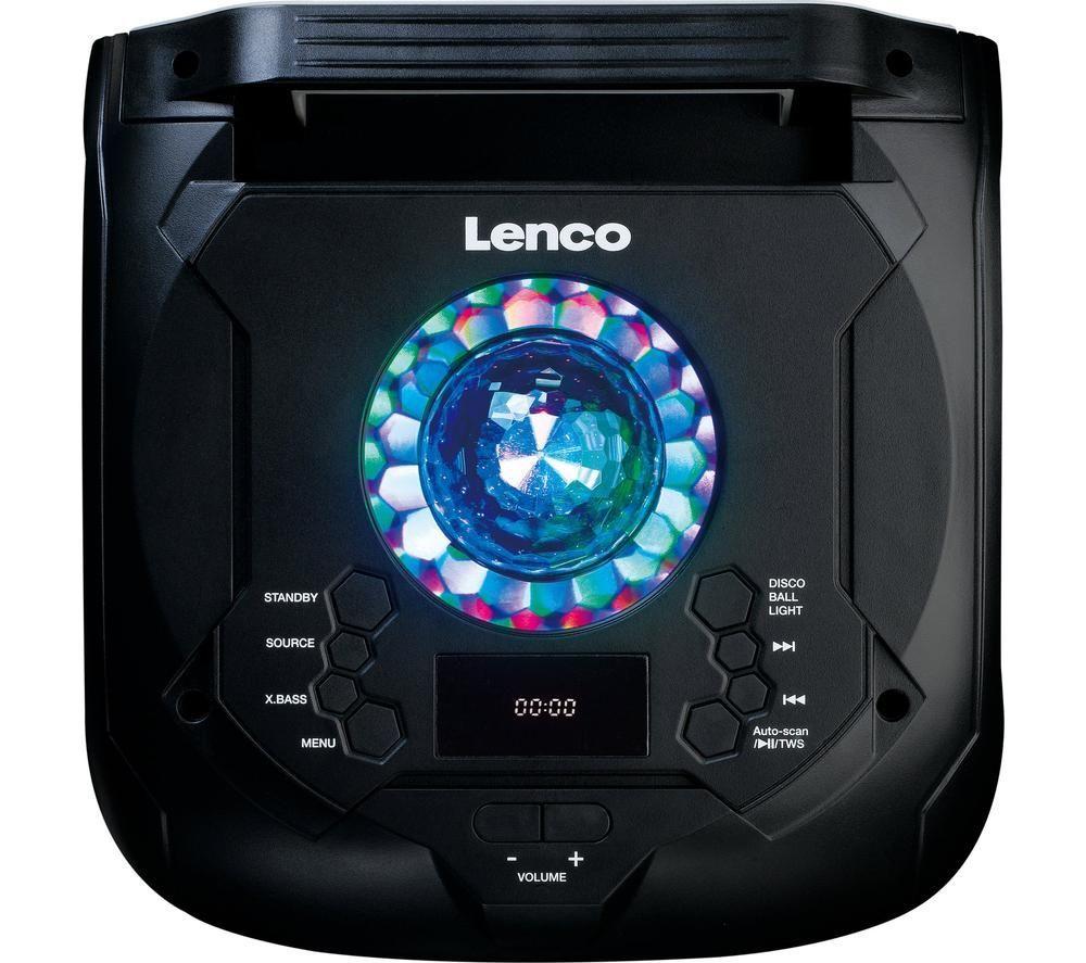 Altavoz para fiestas Bluetooth LENCO PA-260 - Negro
