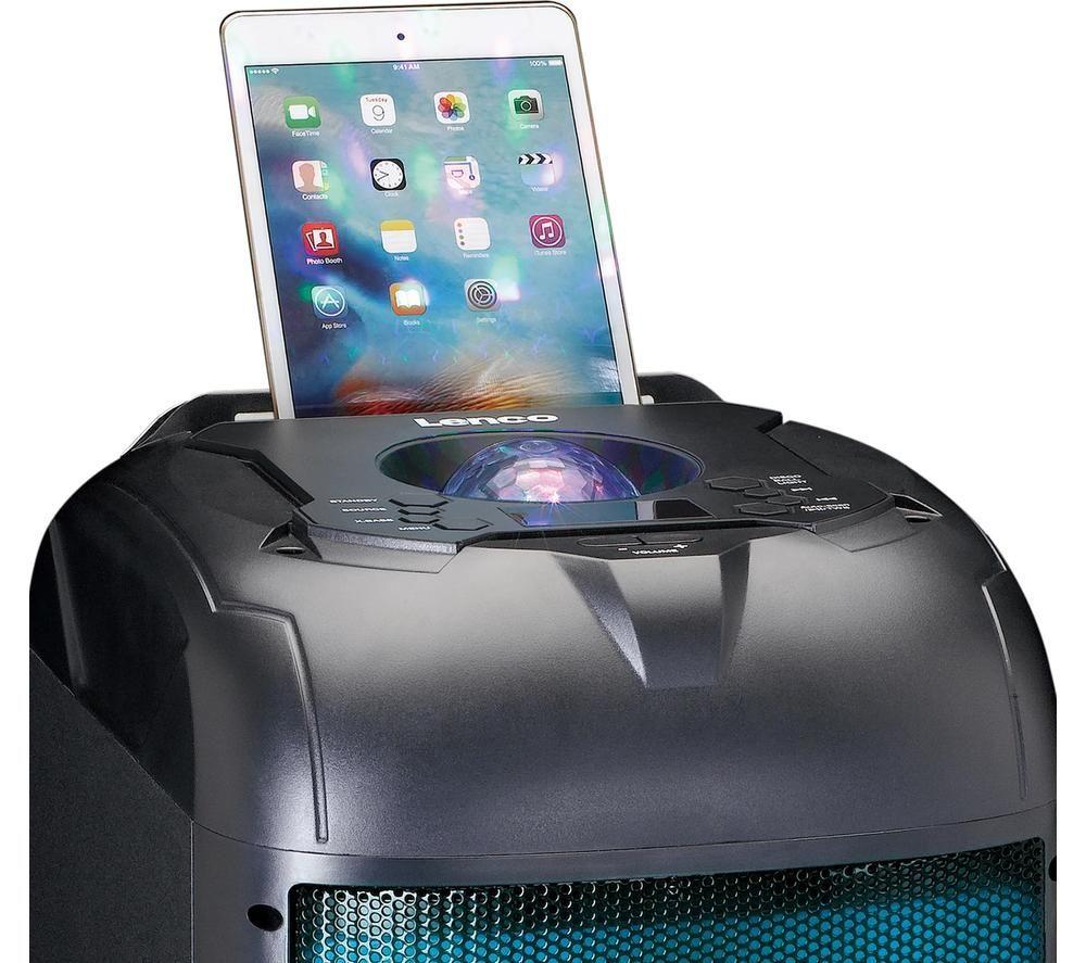 Altavoz para fiestas Bluetooth LENCO PA-260 - Negro