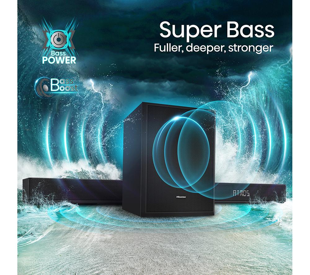 HISENSE AX5125H 5.1.2 Wireless Sound Bar with Dolby Atmos & DTS Virtual:X