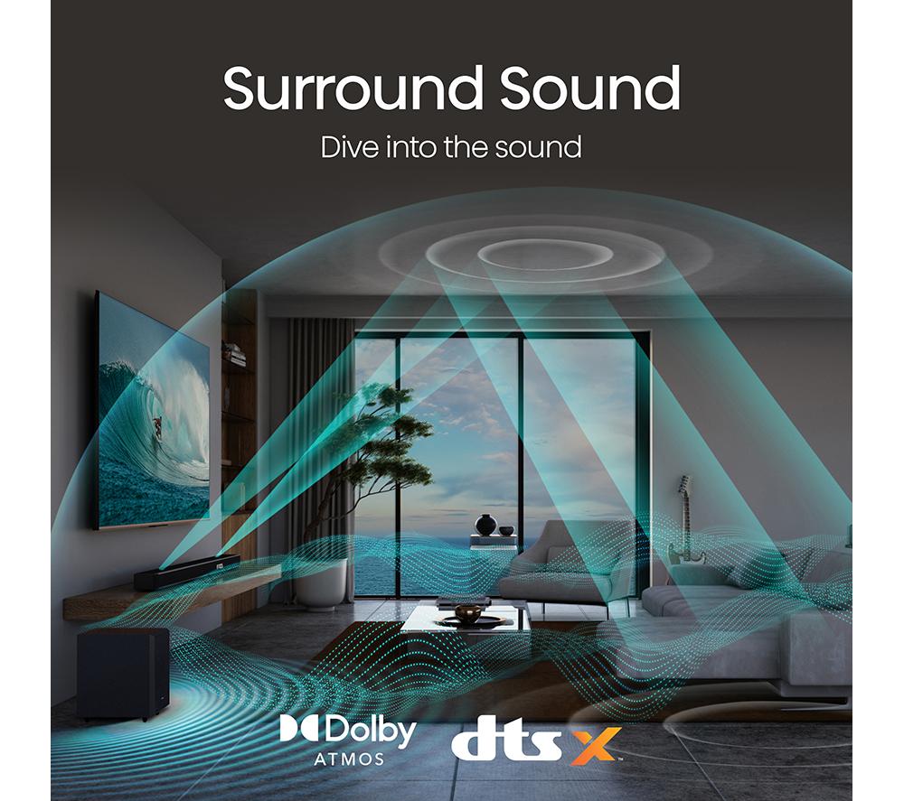 HISENSE AX5125H 5.1.2 Wireless Sound Bar with Dolby Atmos & DTS Virtual:X