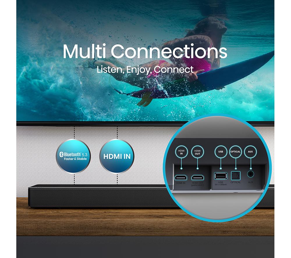 HISENSE AX5125H 5.1.2 Wireless Sound Bar with Dolby Atmos & DTS Virtual:X