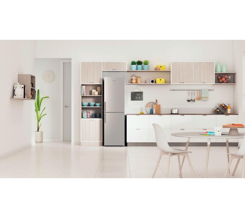 INDESIT Low Frost IB55 732 S UK 50/50 Fridge Freezer - Silver