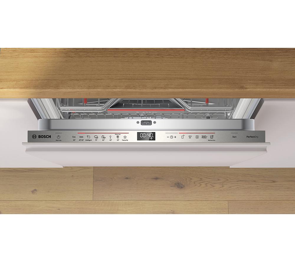BOSCH Serie 6 Perfect Dry SMD6YCX01G Lavavajillas de tamaño completo totalmente integrable con WiFi