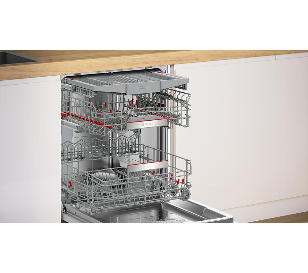 Lavavajillas totalmente integrado Bosch Serie 8 Perfect Dry SMD8YCX03G de tamaño estándar con Wi-Fi