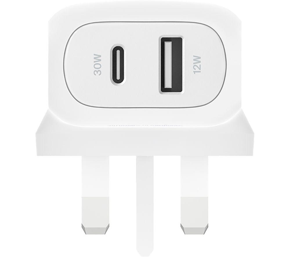 BELKIN WCB009myWH 42 W Dual USB Wall Charger