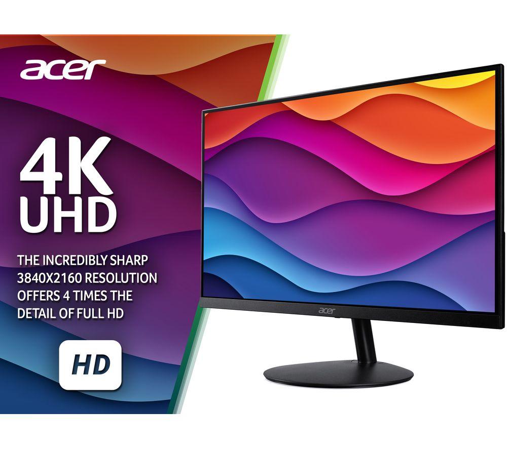 ACER SA322QK 4K Ultra HD 32” VA LCD Monitor - Black