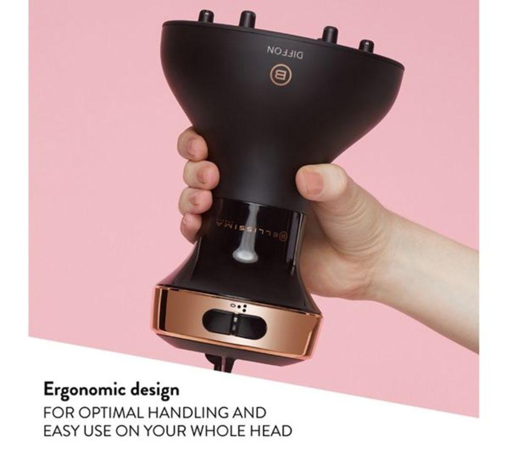 BELLISSIMA ITALIA Diffon Ceramic Hair Dryer - Black & Gold