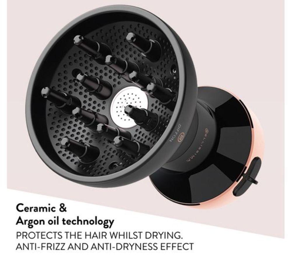 BELLISSIMA ITALIA Diffon Ceramic Hair Dryer - Black & Gold