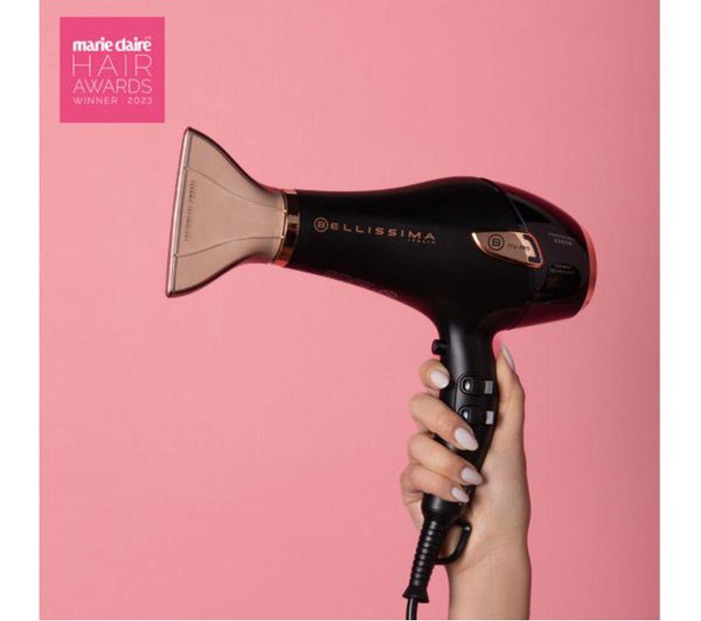 BELLISSIMA ITALIA Ceramic Hair Dryer - Black & Gold