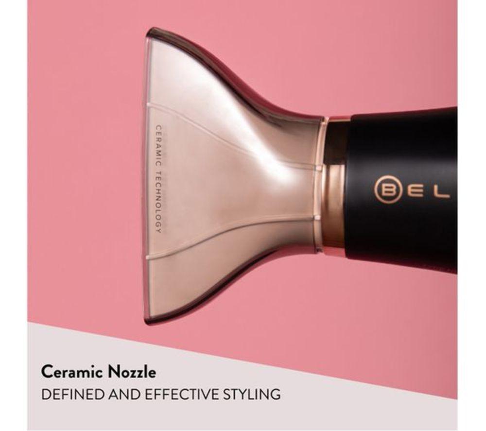 BELLISSIMA ITALIA Ceramic Hair Dryer - Black & Gold