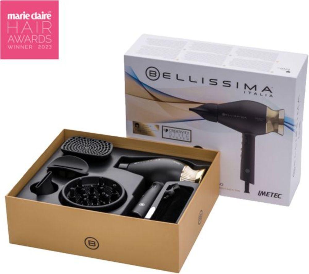 BELLISSIMA ITALIA Creativity 4 You Hair Dryer - Black & Gold