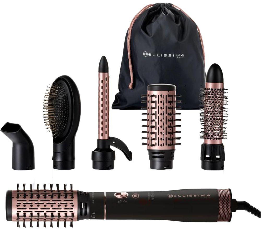 BELLISSIMA Italia Ceramic 6 In 1 Hair Styler - Black & Gold