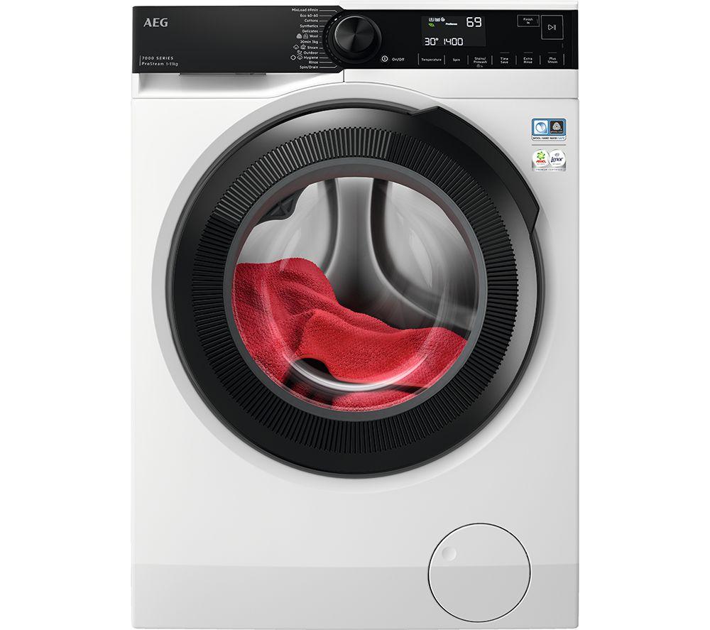 AEG 7000 Series ProSteam LFR741144B 11 kg 1400 Spin Washing Machine - White