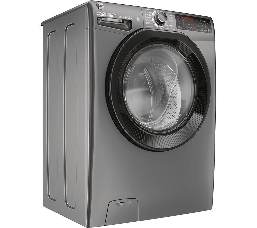 HOOVER H Wash 350 H3DPS4866TAMBR80 WiFi-fähiger 8 kg Waschtrockner - Graphit