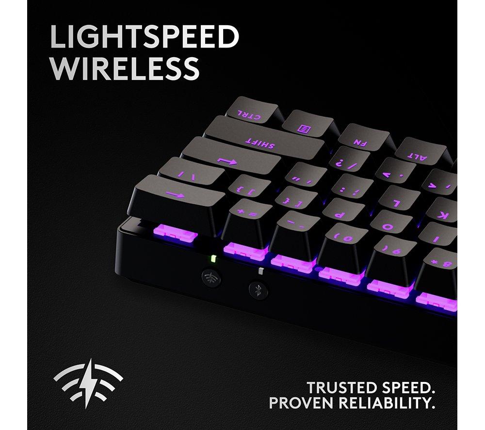 LOGITECH PRO X 60 LIGHTSPEED Wireless Gaming Keyboard - Black