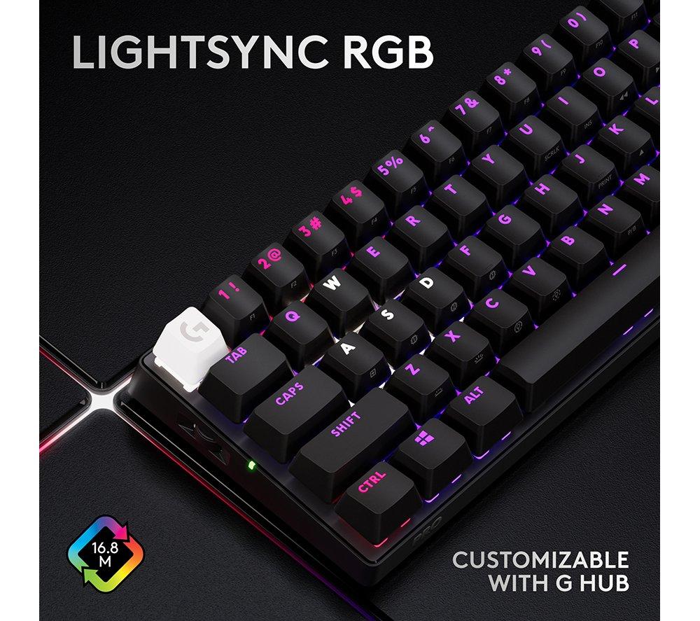LOGITECH PRO X 60 LIGHTSPEED Wireless Gaming Keyboard - Black