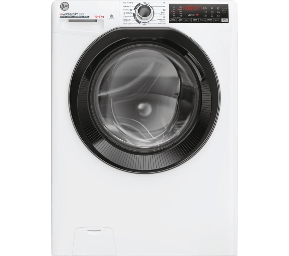 HOOVER H Wash 350 H3DPS41066TAMB80 WiFi-enabled 10 kg Washer Dryer - White